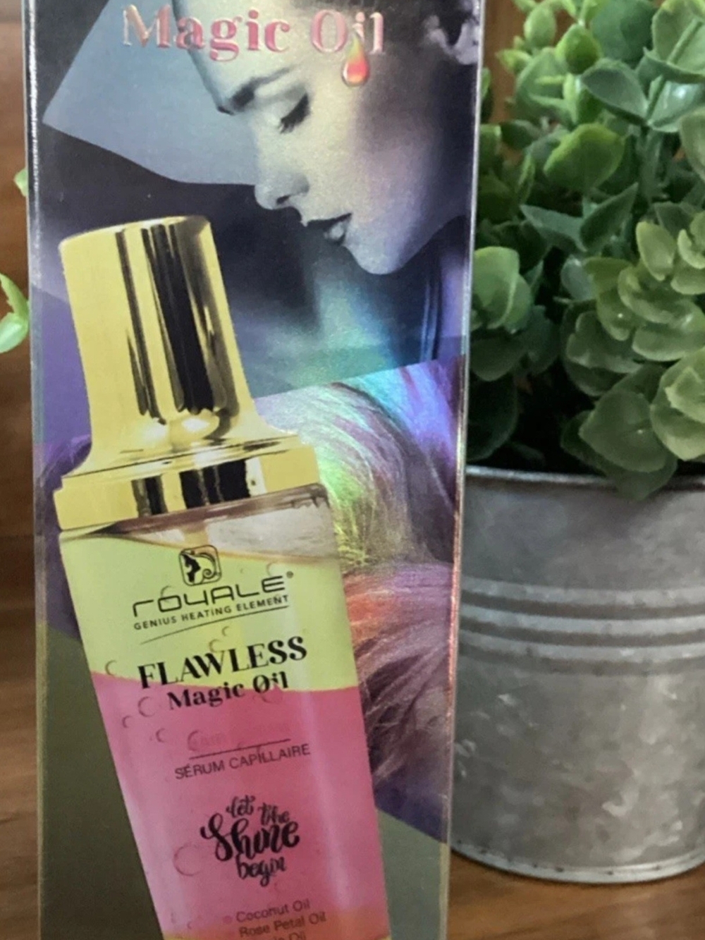 Royale Flawless Magic Oil - Pink & Gold Bottle